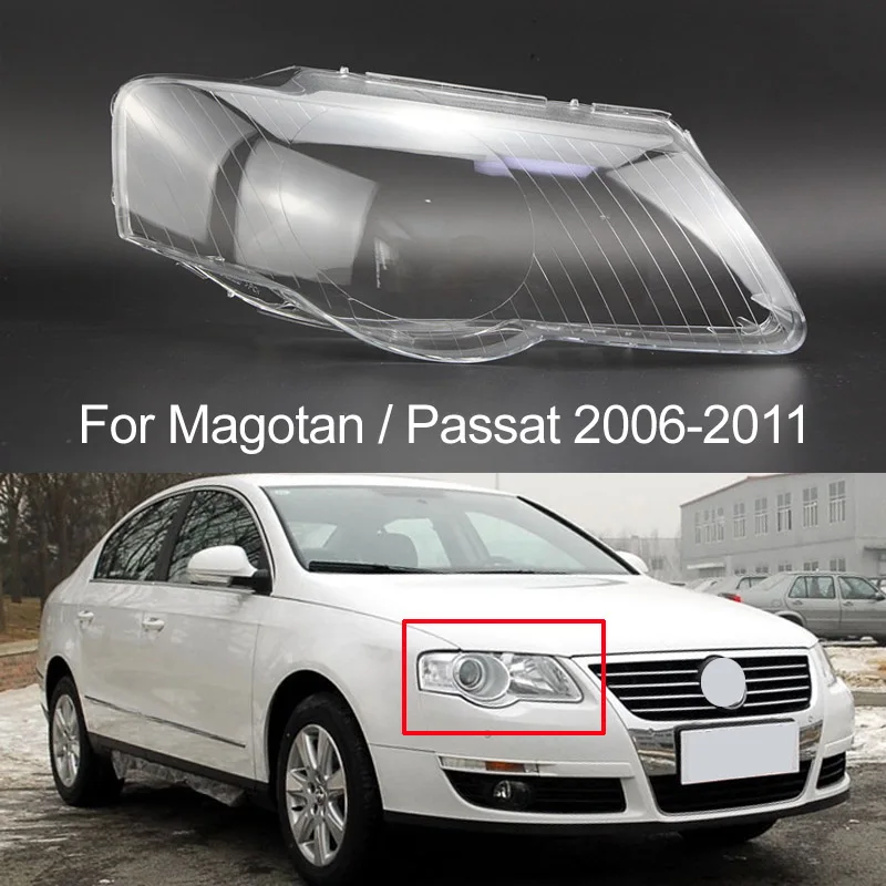 Scheinwerferglas-Abdeckung (klar) Für VW Passat / Magotan B6 R36 2006–2011 – Polycarbonat, UV-/hitzebeständig, Wasserdicht, 1 Stück Rechts – Ersatz Für Rissige Linsen