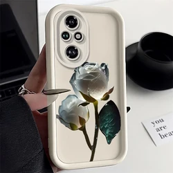 Bloom Flower Sky Eye Phone Case - Elegant Design, Durable Protection for Honor X7A 4G (032-White)