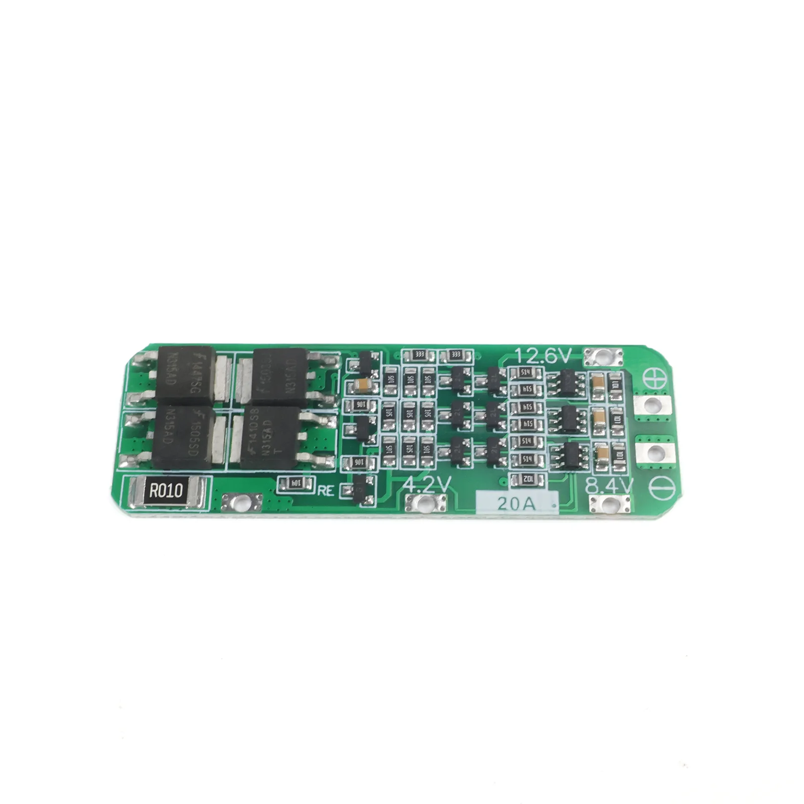 3S Li-Ionen-Akku-Schutzplatine BMS 20A 12,6V mit Balancer-PCB-Zelle und Überstromschutz für 18650 Bohrmotor