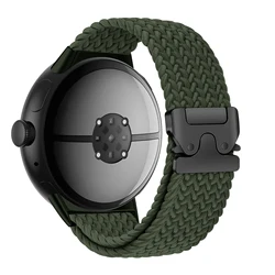 Parachute Braided Sport Nylon Strap - Versatile Watch Bracelet Accessory for Pixel Watch 3 45mm (Army green)