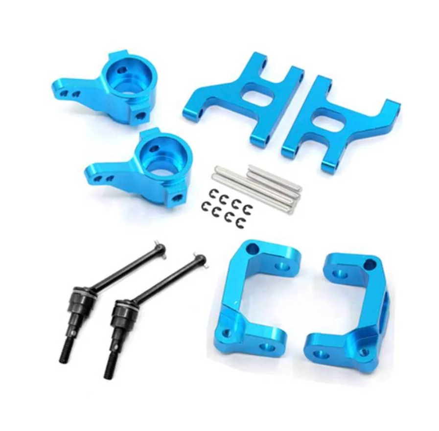 Piezas De Mejora De Brazo Inferior Delantero De Aleación Aptas Para Vehiculos Todoterreno Kyosho 4wd Optima 1 10 Azul 95049147