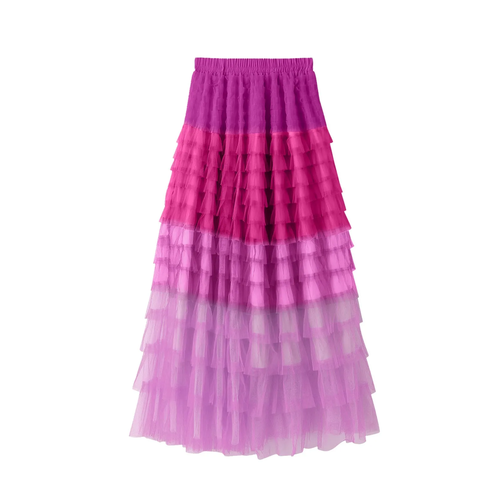 

Юбка для малышей на весну и лето, цветная юбка с застежкой, юбка для плавания с высокой талией и контрастной высокой талией, юбка для женщин