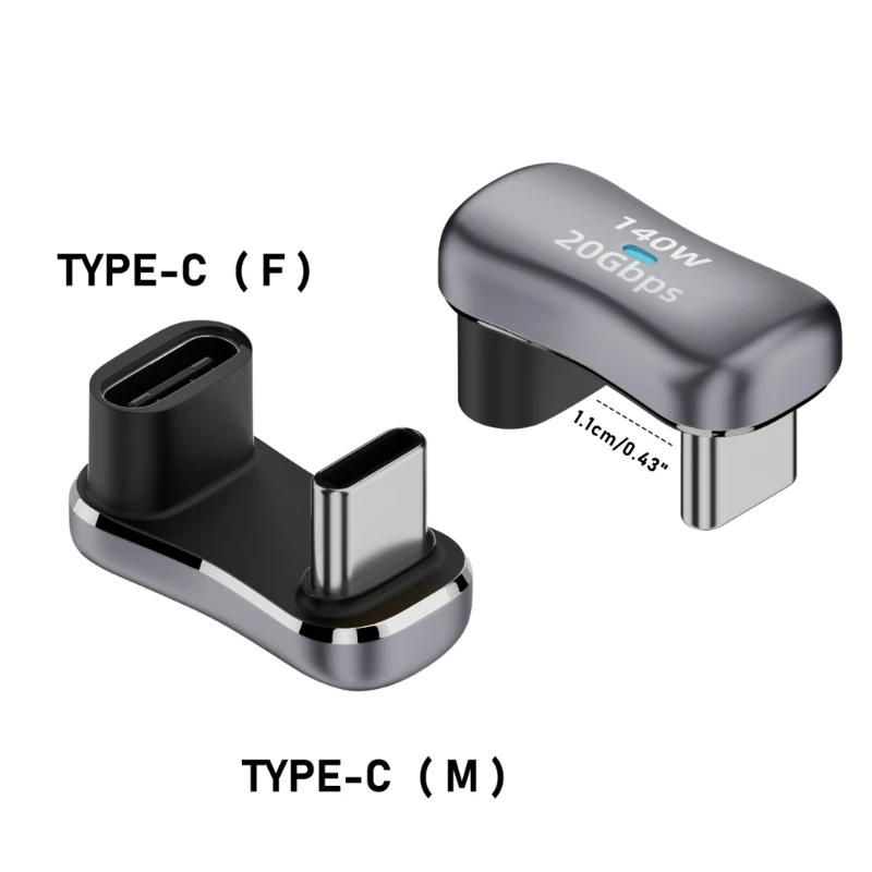 표시등이 있는 M6CA 범용 Type-C 어댑터 USB C-USB 어댑터 모바일, 태블릿 게임 콘솔용 10Gbps 속도