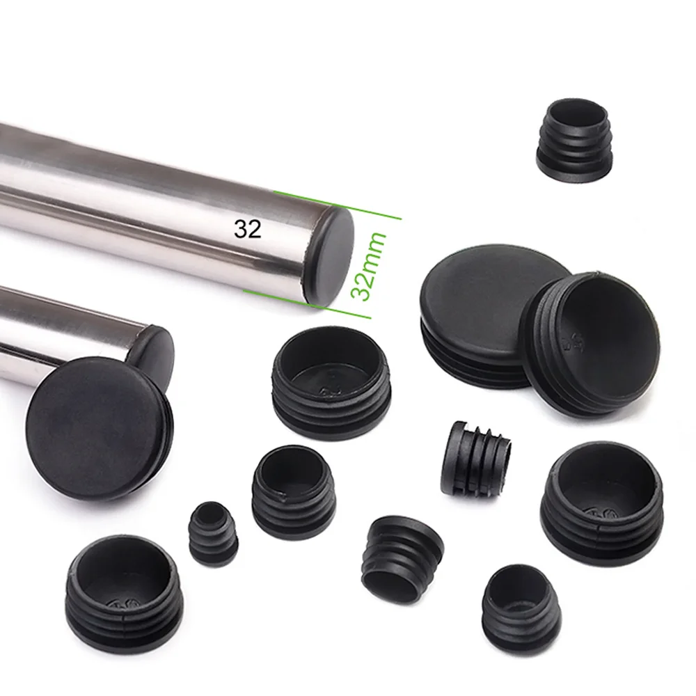 2/4/8 pcs Round Plastic Caps Pipe Caps Tube Inserts Bung 12mm 14 16,100mm