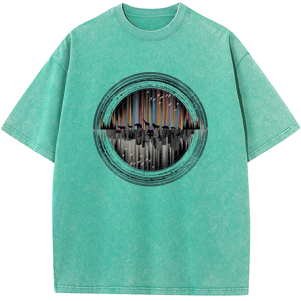 thumbnail image 1 of Camiseta lavada de manga corta Life Vibration Sonic para hombre, camiseta de algodón de 230 g, camiseta blanqueada de moda, camiseta informal holgada blanqueada, 1 of 5
