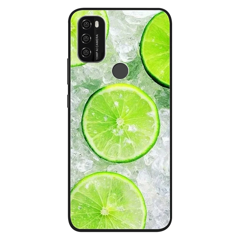 Silicone Cute Cats Painted Soft Black Cover