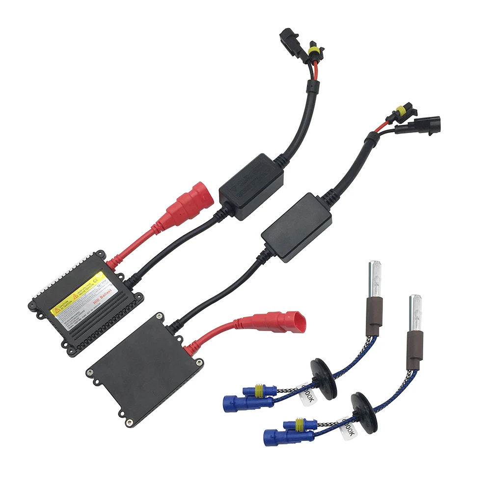 

AC 55W 12V Ballast HID Xenon Conversion Headlight Kit Xeon for Projector Lens 4000LM Light Bulbs 6000K Headlamp 4300K Lamp 8000K