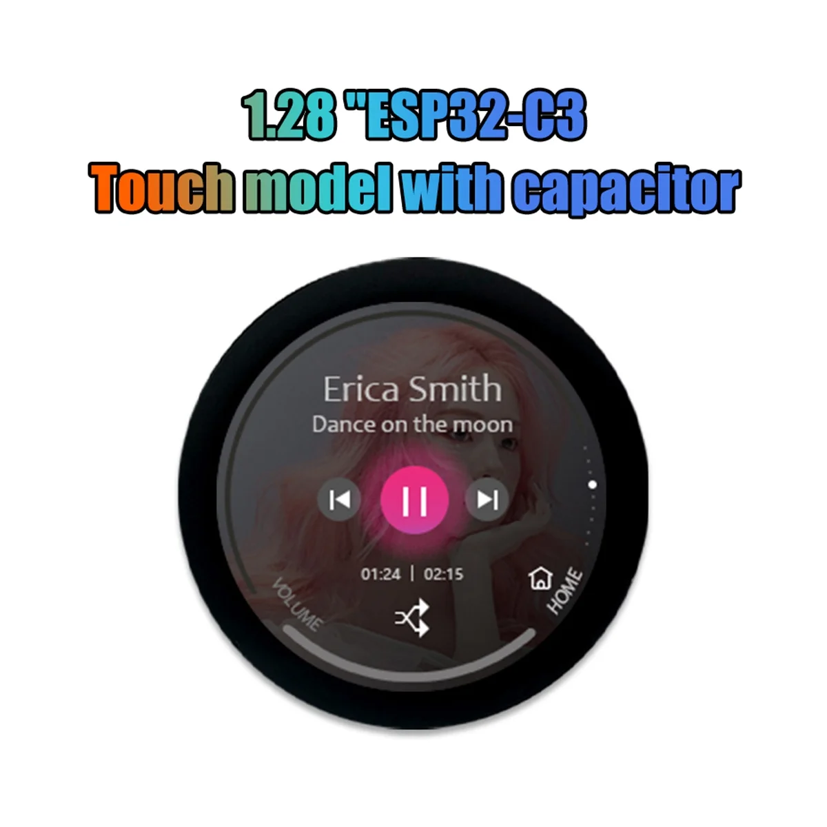 ESP32-C3  , 1.28 ġ  LCD ÷ ġ ũ,   
