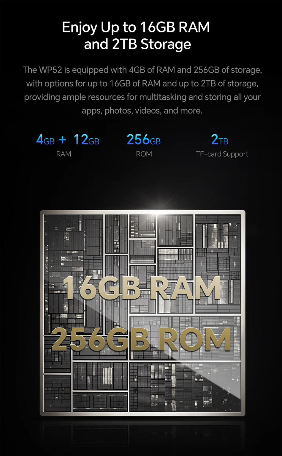 Wp52 Riser OUKITEL WP52 5G 16(4+12)+256GB - Intelec | Tecnología y Fitness