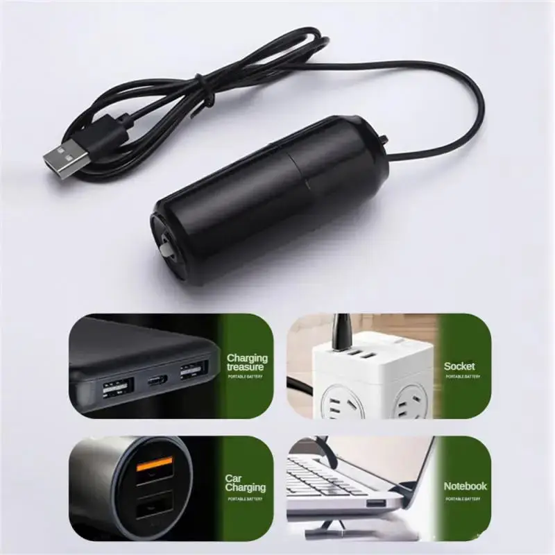 Compact USB Silent Air Pump for Aquariums - Portable Oxygen Aerator & Mini Compressor