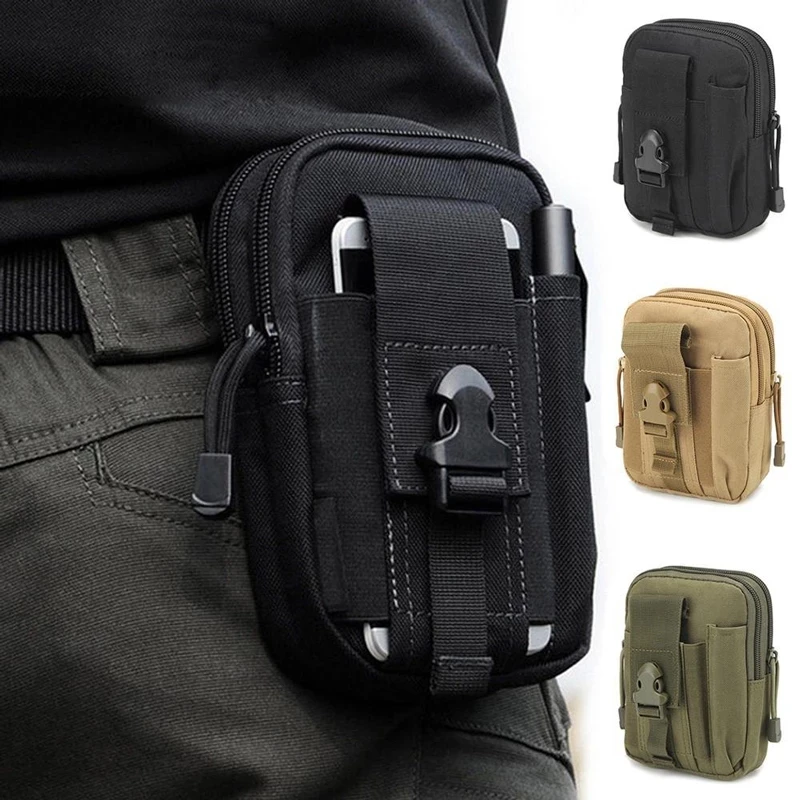 Military Tactical Waist Bag Fanny Pack For Men Belt Pouch Male
