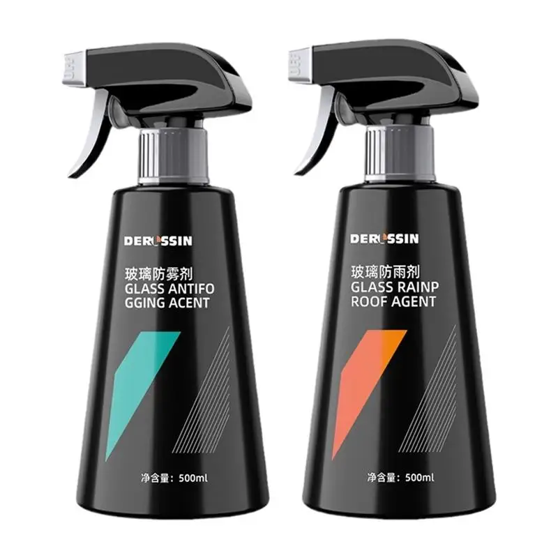 

Car Defogger Spray 500ml Antifogging Agent Windshield Defogger and Cleaner auto Glass Cleaner for Exterior & Interior mirror
