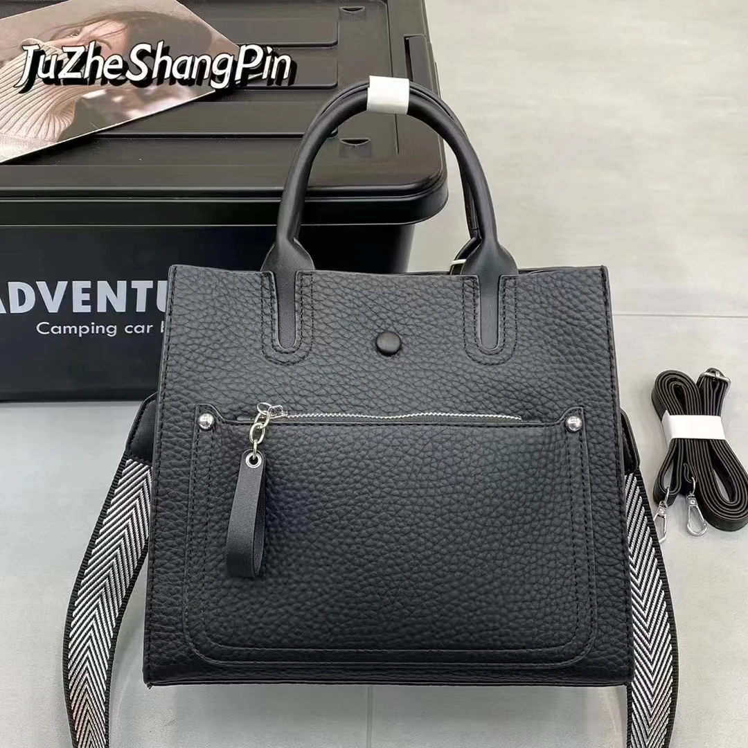 2024 Fashion Women Bag Ladies Handbag Girl Crossbody Bag Pu Leather Causal Luxury Big Capacity Tote Purse Women's Shoulder Bags