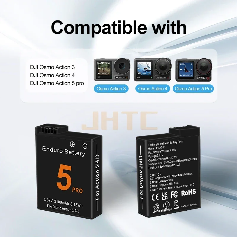 Batterie et Chargeur pour GoPro Hero 12/11/10/9 - Lot de 1 à 4 Batteries