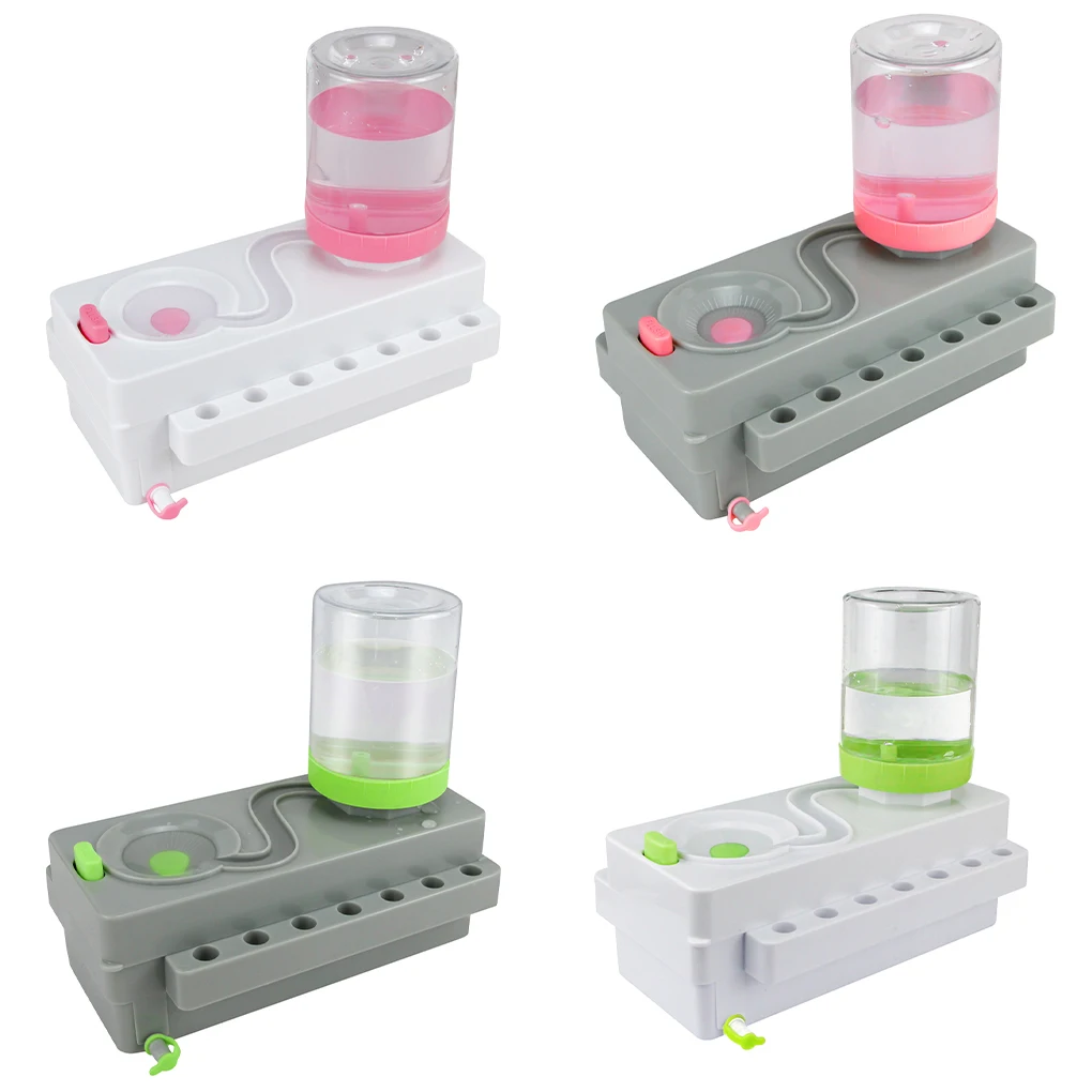ABS Waterproof Paint Cleaning Tool Efficient Makeup Brush Cleaner Quick To Clean Solution Washing Grayish green
