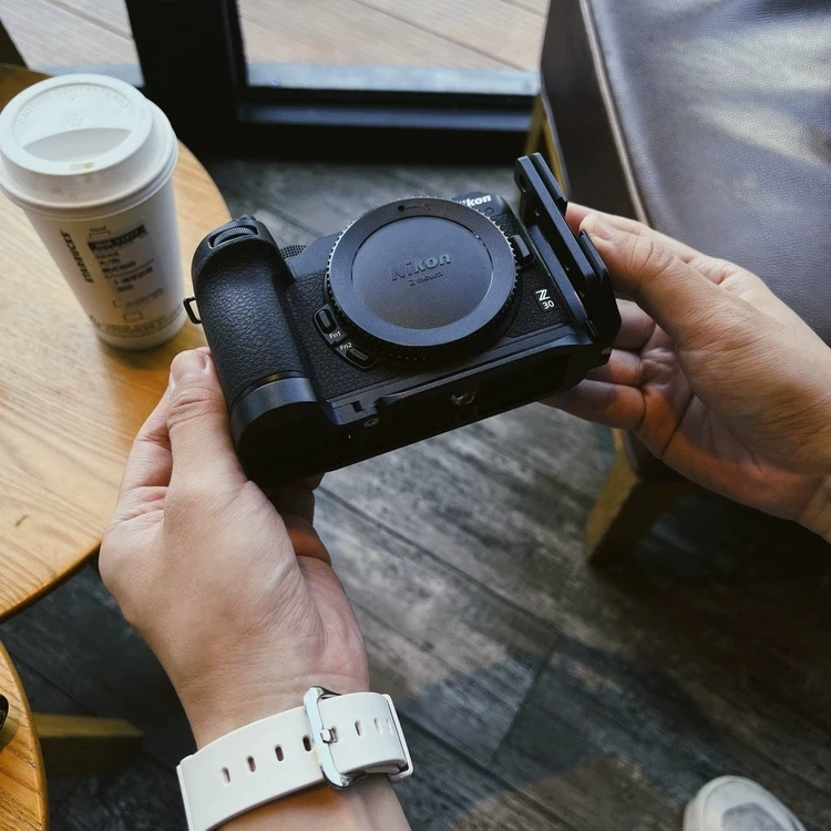 L 垂直引張クイックリリースプレート QR カメラホルダーブラケット