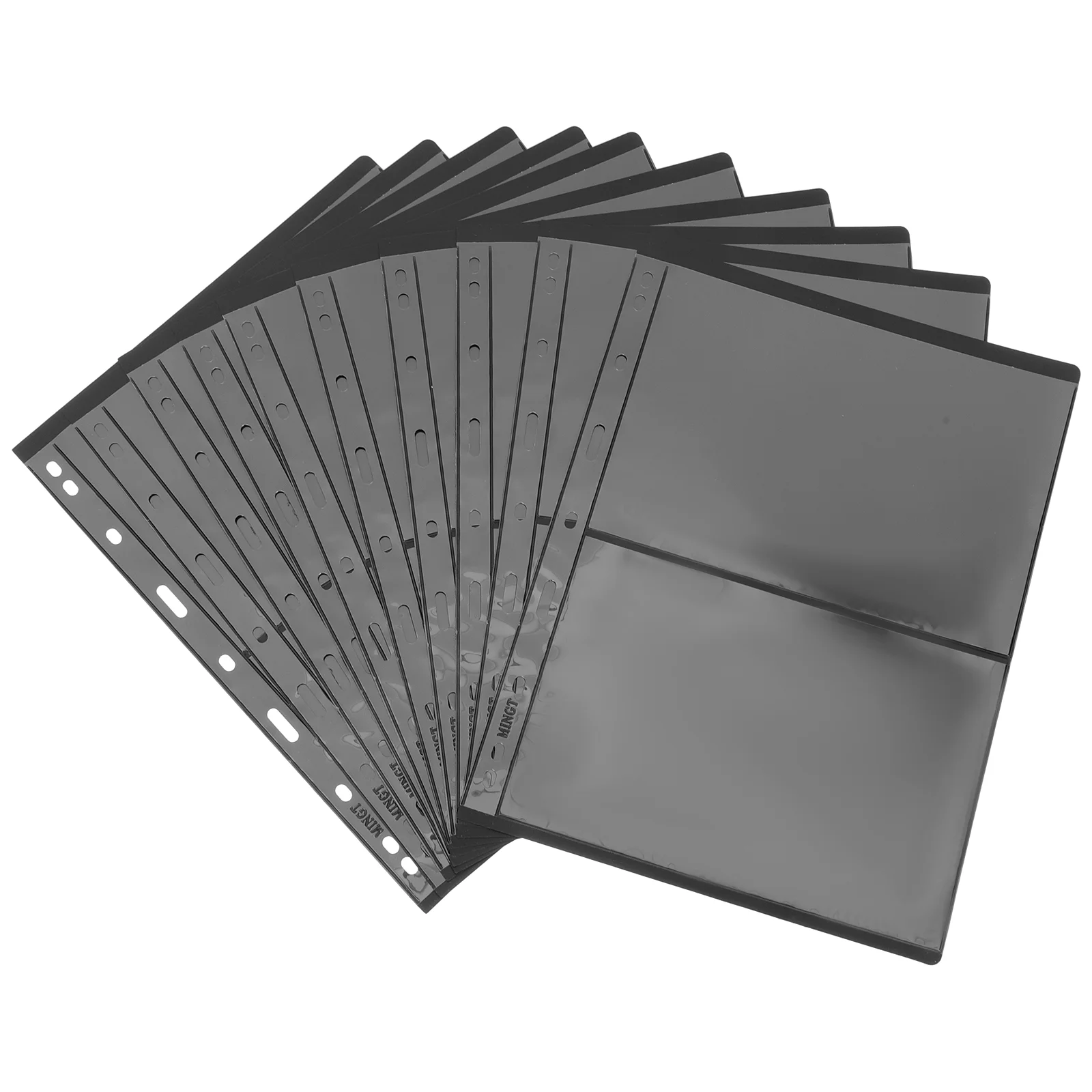 

10 Pcs Stamp Collection Album Storage Holder Collector Coin Holders Pvc Supplies