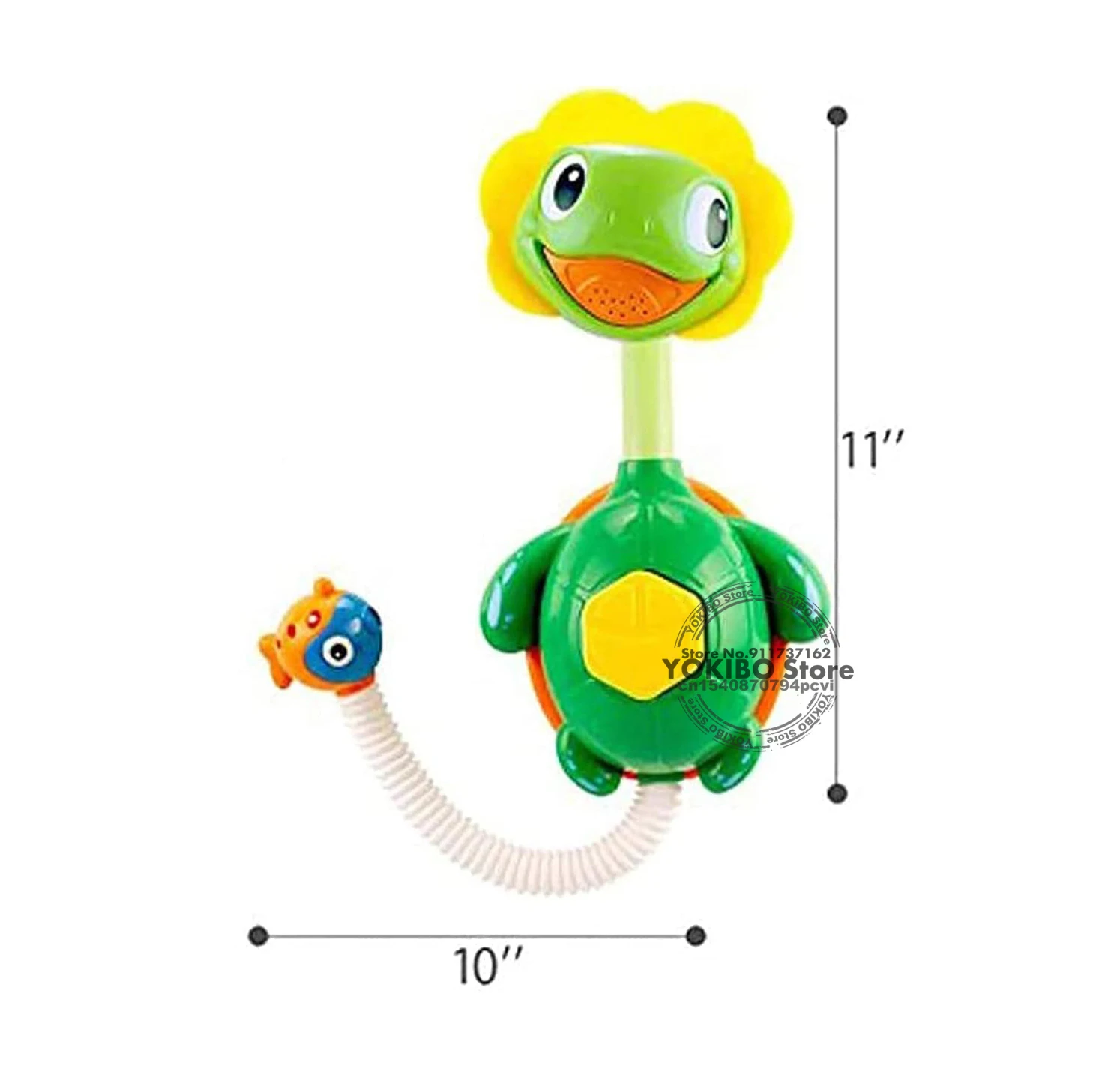 Turtle Baby Bath Toys Spray Bathing Tub Fountain Toys for Kid Hand Shower Floating Bathtub Shower Pool Bathroom Toy for Baby 2