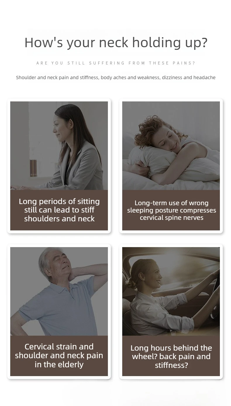 Electric Wireless Pulse Neck And Shoulder Massager For Pain Relief_voghion.com