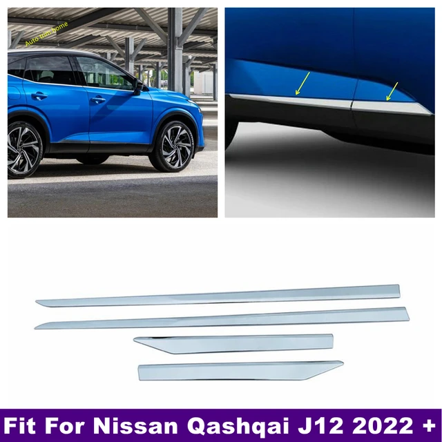 Side Door Line Garnish Body Trim Accent Molding Cover Bezel Styling Protector  Fit For Nissan Qashqai