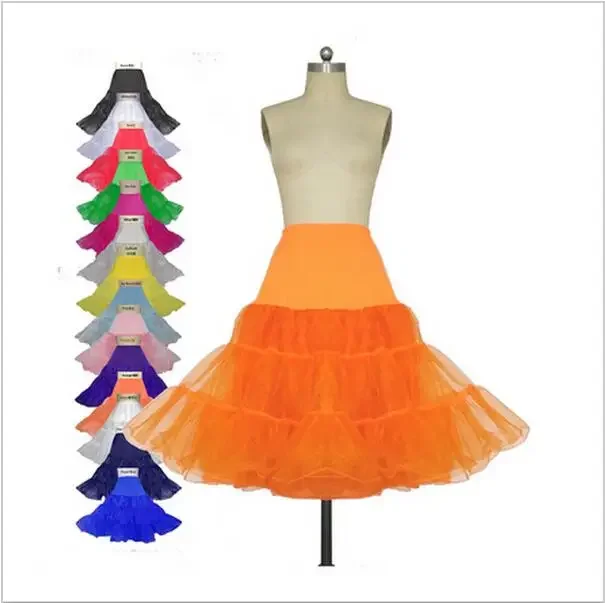 Wedding Petticoat Puffy Short Organza Halloween Women Crinoline Vintage Underskirt
