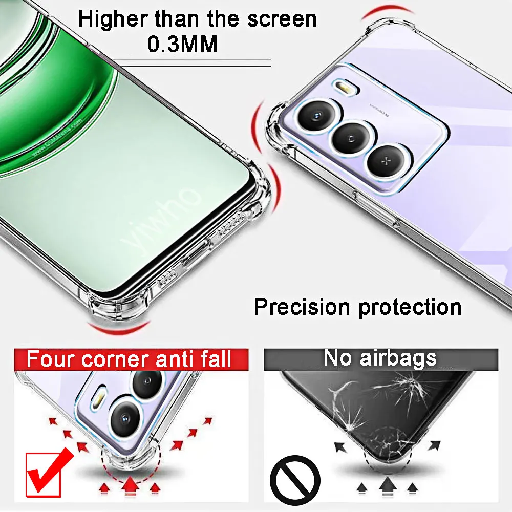 Crystal Clear Protective Phone Case for Realme - Transparent Back Cover