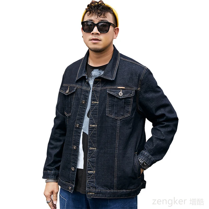 Men denim jacket plus fat plus extra 