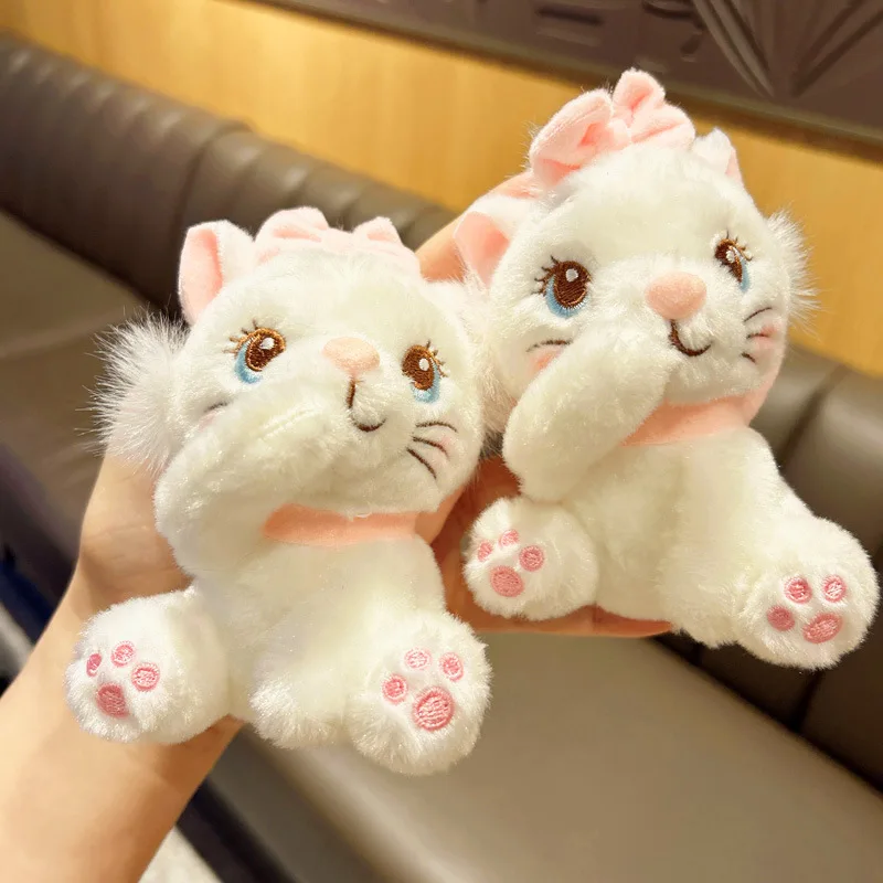 15Cm Kawaii Disney Marie Cat Plush Keychain Pendant Cute Cartoon New Plush Doll School Bag Pendant Couple Birthday Gift plush toy plush doll plush keychain key chain