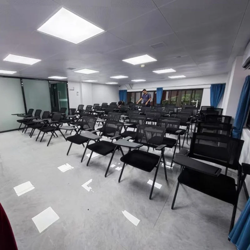 Description Picture 5 of itemModern Practical Conference Chairs Training Class Meeting Room Foldable Office Chair with Writing Board Desk Office Furniture
