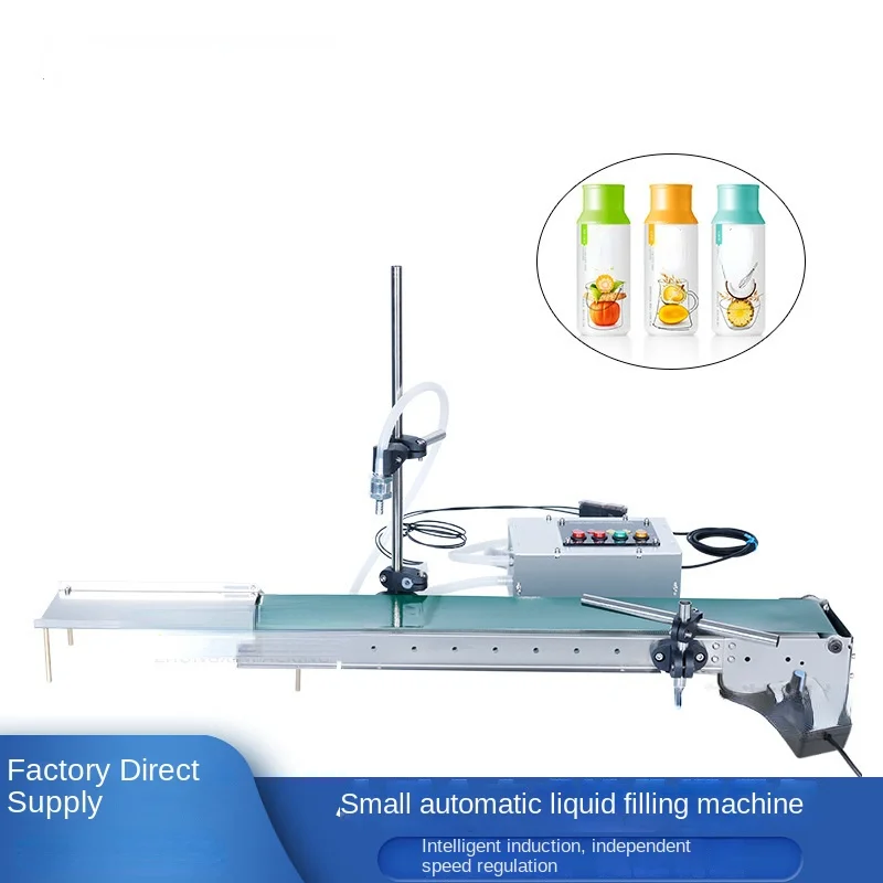 

Automatic Small Conveyor Belt Electric Filling Machine Single Head Intelligent Induction Liquid Filling Sub-Installed Machine