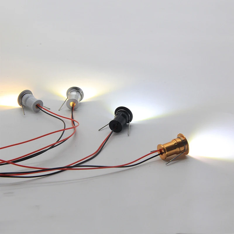 Mini LED Spotlight 12V Dimmable 15mm Cutout Recessed Downlight Ceiling Lamp Showcase Display Lighting Small Spot Light