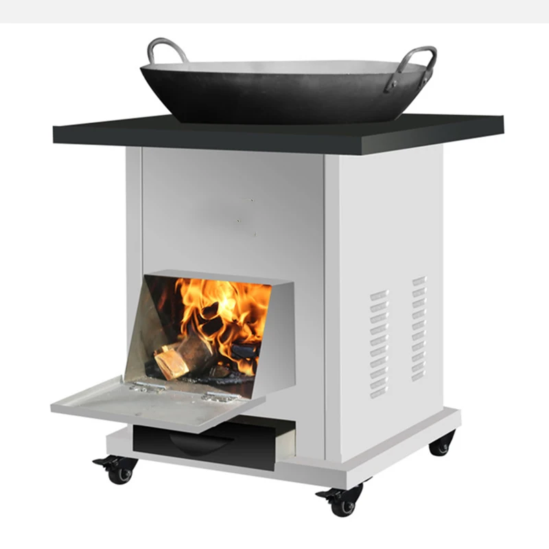 Rural Household Firewood Stove Burning Firewood Energy-saving Smokeless  Large Pot Table Soil Stove Outdoor Mobile Indoor - AliExpress
