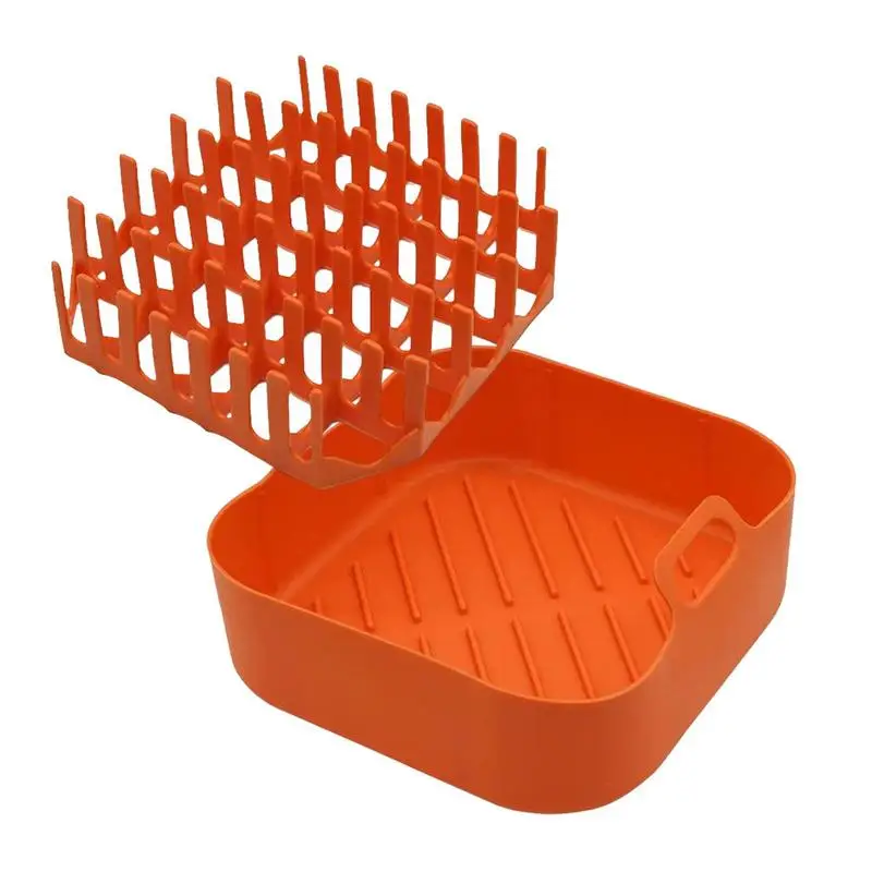 Silicone Bacon Cooker For Oven Air Fryer Cooking Bacon Sausage Kitchen Tool for Oven Nonstick Microwave Bacon Rack Tray