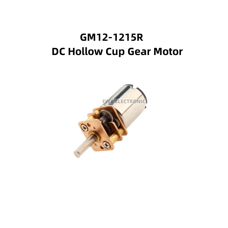 

DC3V6V12V GM12-1215R Permanent Magnet DC Hollow Cup Brush Motor Quiet Torque Large For Fingerprint Lock,robot,smart Furniture