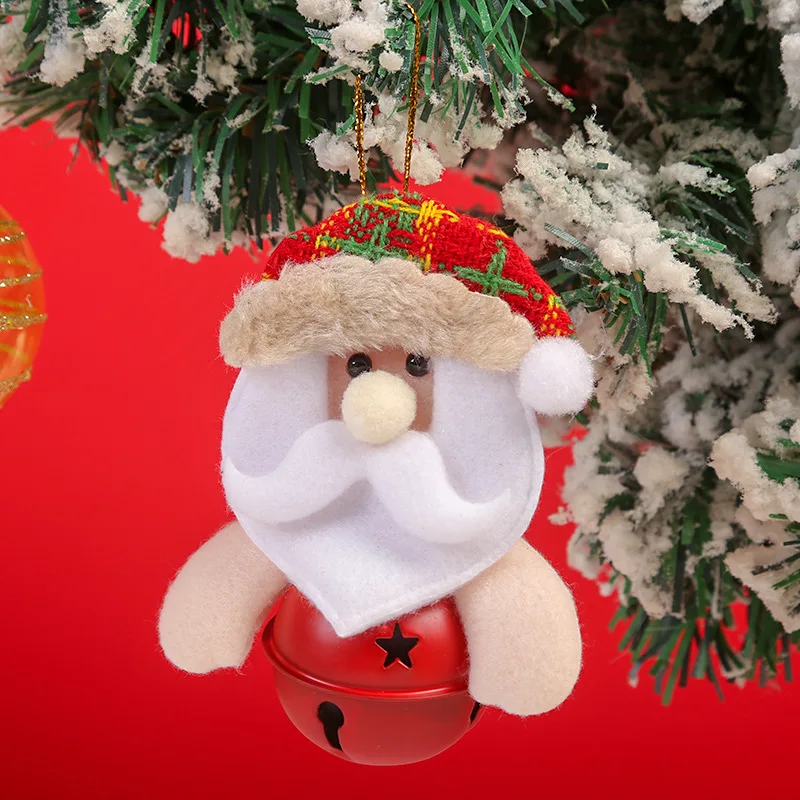Christmas Tree Decorations Cute Deer Snowman Doll Santa Claus Pendant Navidad 2026 New Year Christmas Tree Ornaments Xmas Gift