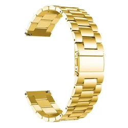Premium Stainless Steel Quick Release Watch Strap - Versatile Fit - 20mm (Gold)