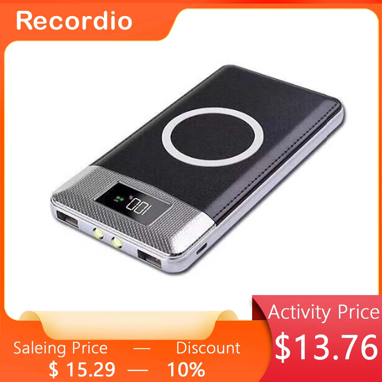 Paquete de batería móvil 2 en 1, cargador inalámbrico Qi de 10000mah, suministro de fábrica de GAZ PB06, Banco de energía de carga inalámbrica| | AliExpress