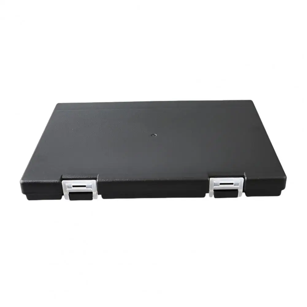 Fishing Gear Box Bait Storage Box Portable Fishing Tackle with Double-sided Capacity Trays Camouflage Bait Vault for Hooks