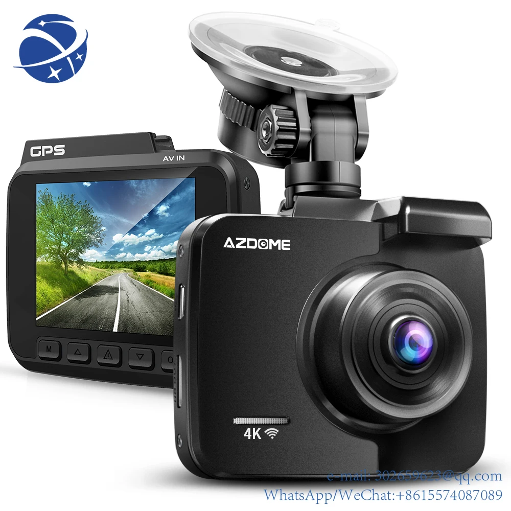 

Yun yi AZDOME GS63H 4K Встроенный GPS WiFi Автомобильный видеорегистратор, видеорегистратор, камера заднего вида с ночным видением