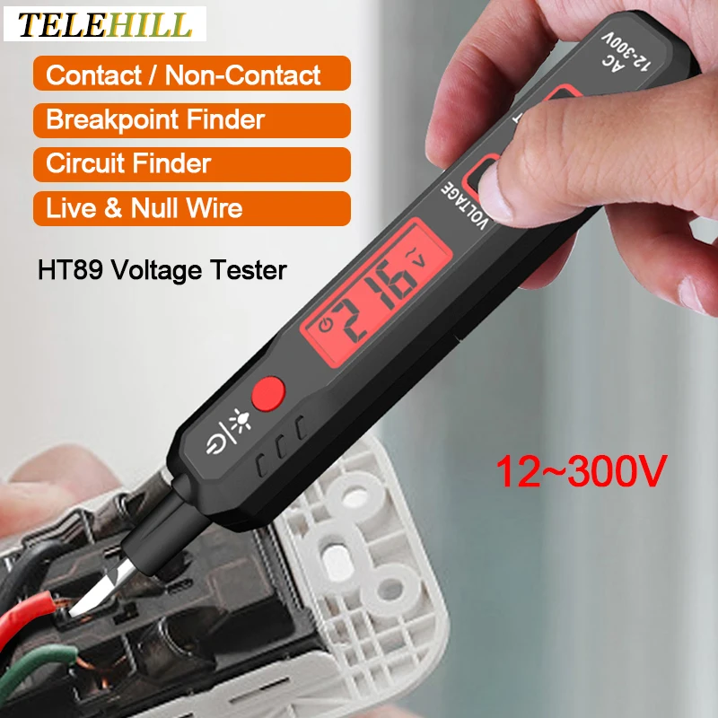 Breakpoint Test Ac Dc Voltage Current Meter Smart Current Tester