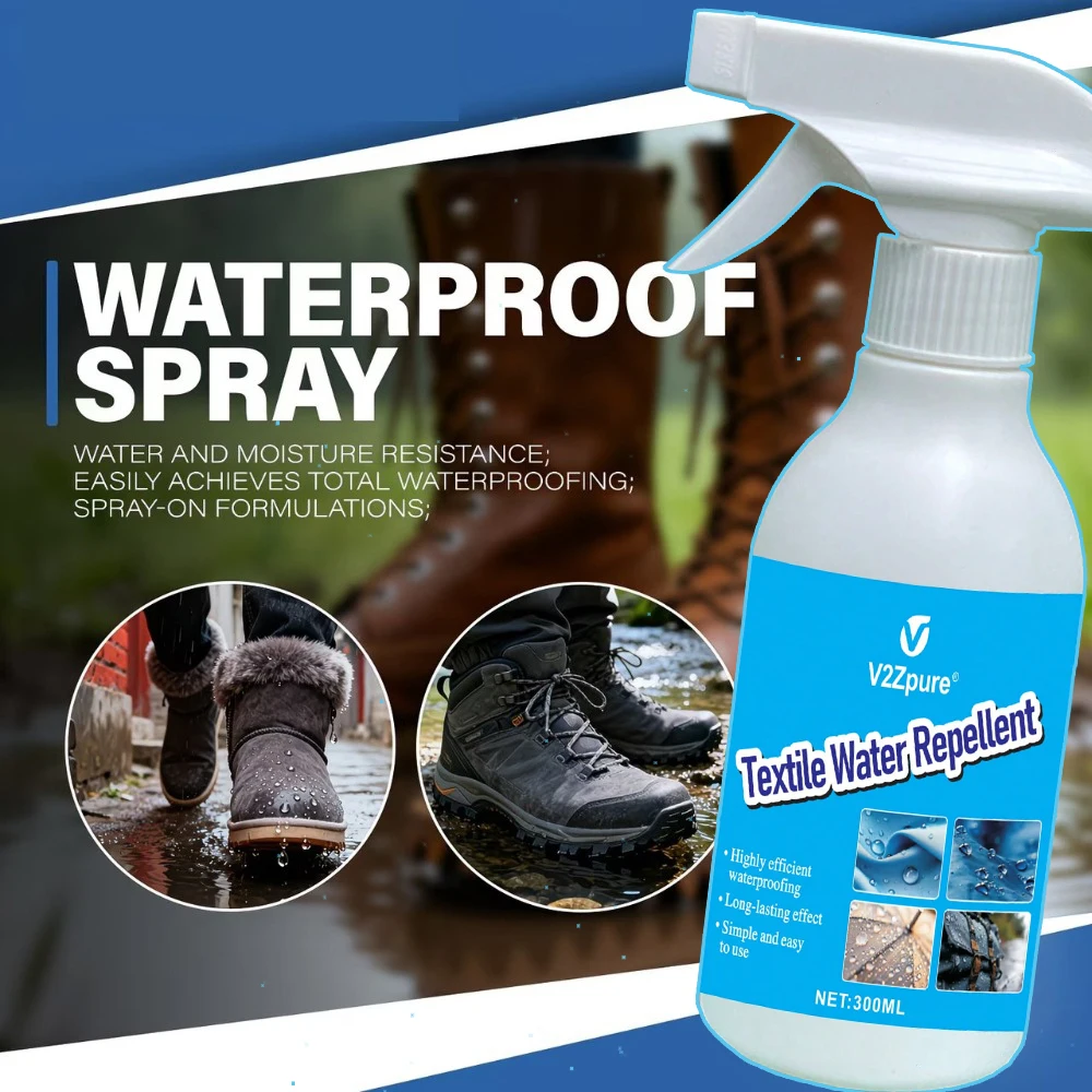 Ultimate Rainproof Nano Spray - Superior Water, Oil & Stain Shield for Fabric, Outdoor Gear, Shoes, and Apparel