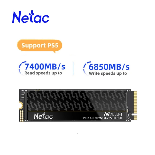 Netac-Disque dur interne SSD, M.2 2280 PCIe4.0 x4, 1 To, 2 To, 4 To, pour  ordinateur de bureau, PS5, NV7000 - AliExpress