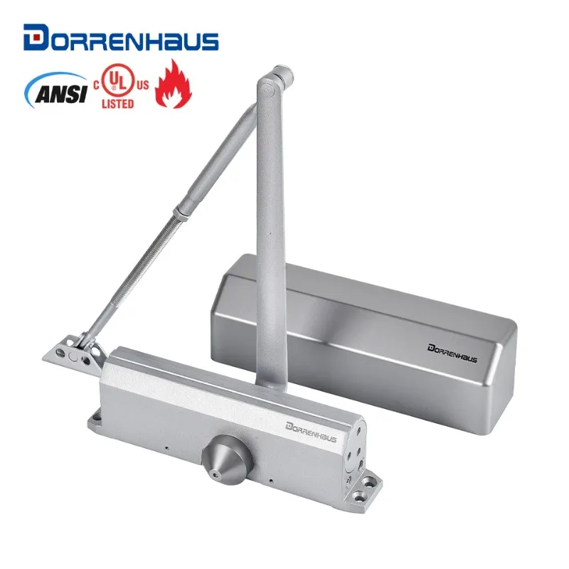 

DORRENHAUS D4000 Heavy Duty Adjust Commercial UL 10C Listed Automatic Soft Closing Hydraulic Door Closer