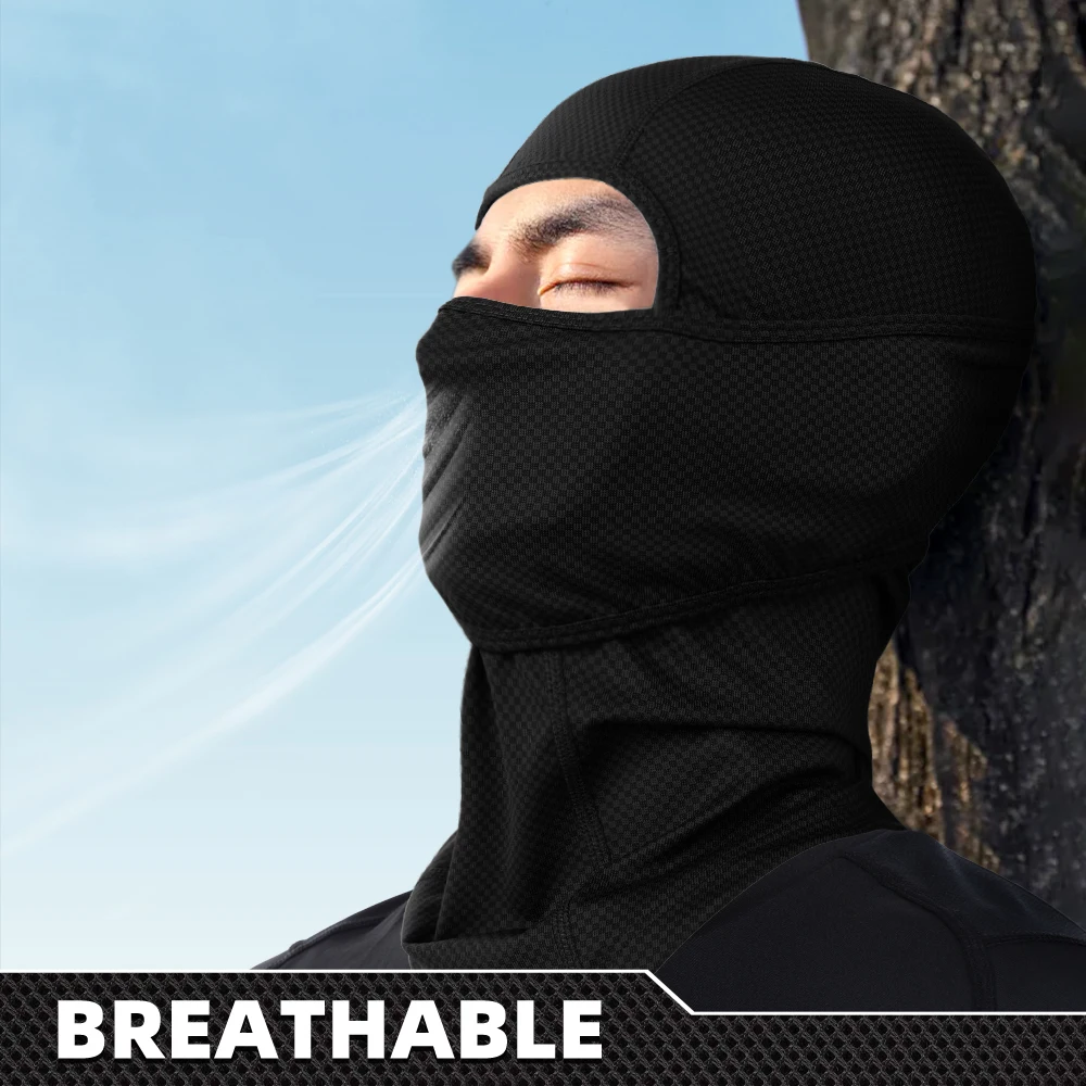 2Pcs Balaclava Face Mask UV Protection Ski Sun Hood Tactical Masks For - View #4