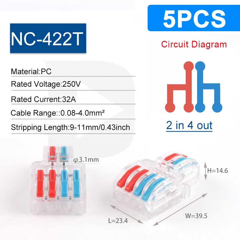 NC-422T 5PCS