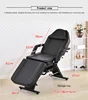 New Arrival Upgrade Two Colors Multifunctional Massage Table Beauty Salon SPA Tattoo Bed Facial Chair Foldable Portable for Spa 6
