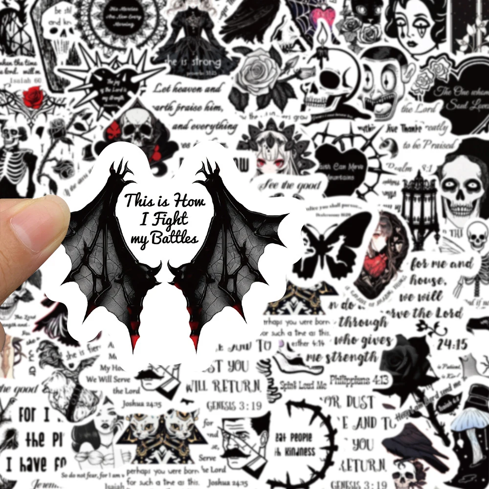 Рисунок 3 - Стикеры аниме в готическом стиле