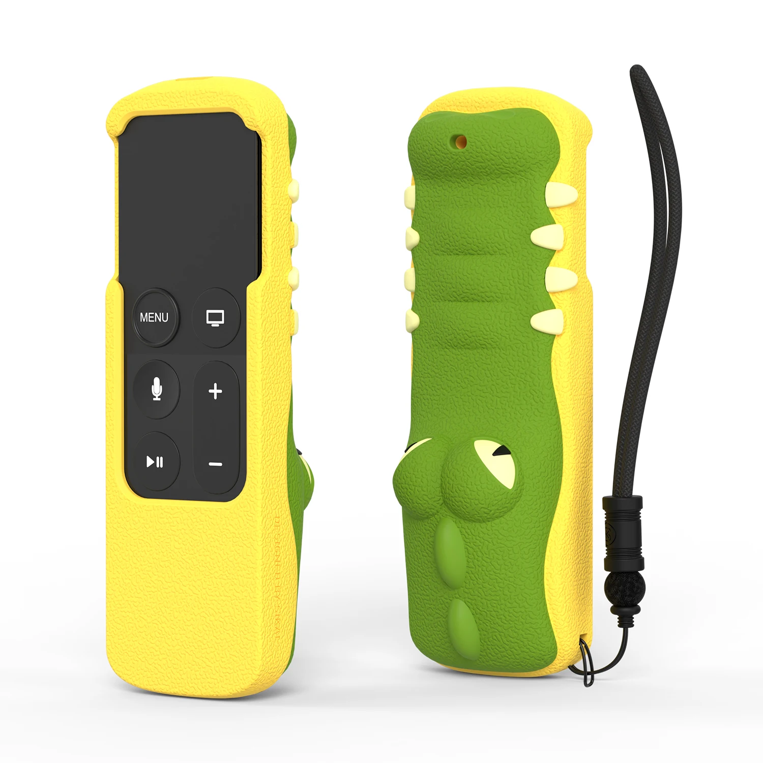 SikaiSiliconeCaseforAppleTV4K45RemotewithAirTagholderCute