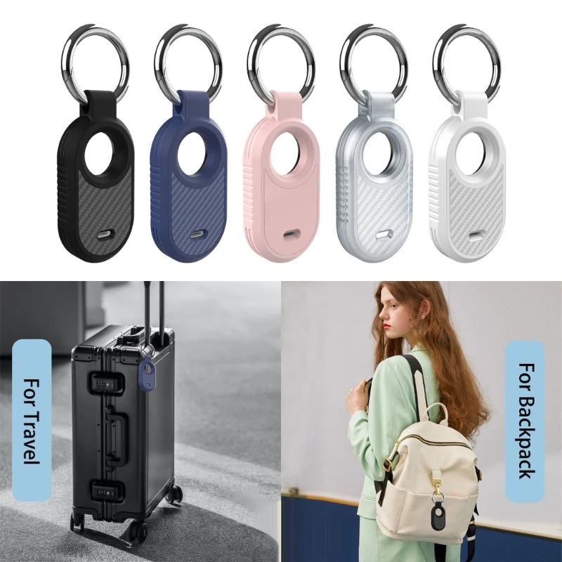 

Suitable for Smarttag 2 Protective Case Soft TPU Keychain Pet Dog Tracker Locator Positioning Housing Anti-Scratch DropShipping