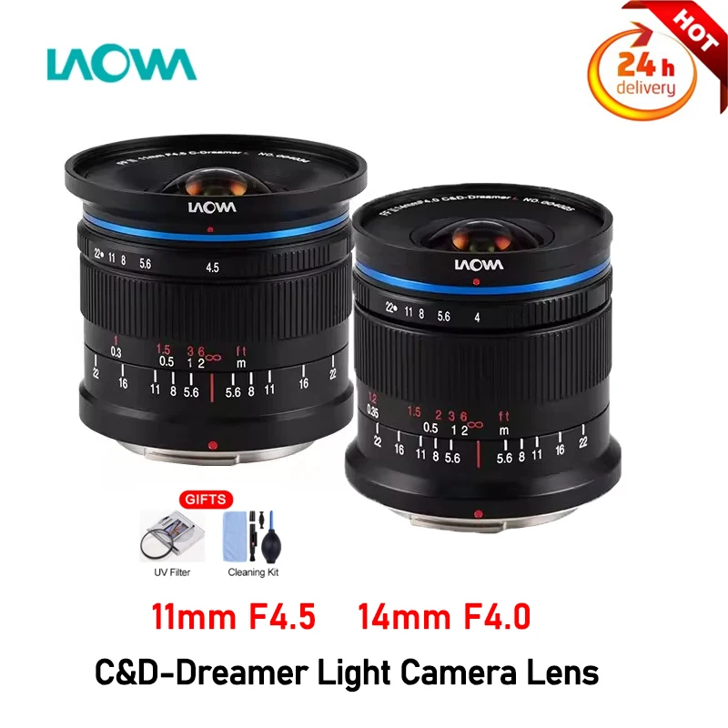 Laowa 11Mm F4.5 14Mm F4.0 C & D Dreamer Lens Ultra Grandangolare Messa A Fuoco Fissa Telaio Completo Per Canon Rf/Nikon Z/Sony E/Leica M/L/Dji Dl